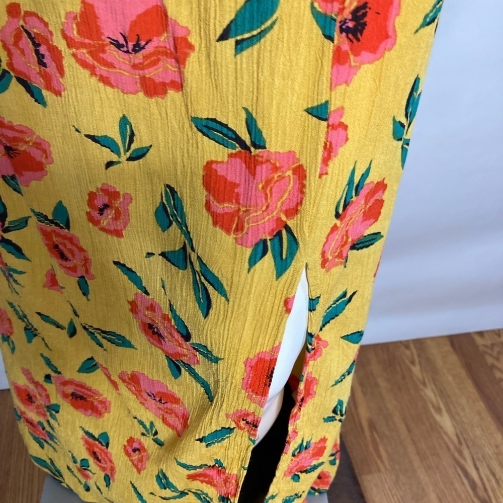Brave Soul London Floral Maxi Dress Sz Large - Picture 5 of 8